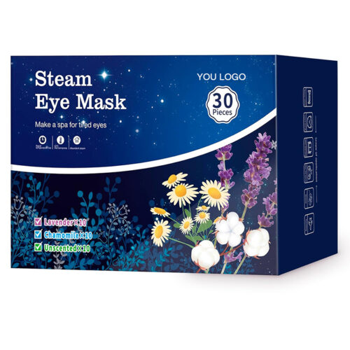 1 Steam Eye Masks, Pack of 30 Disposable Self-Heating Moist Warm Compress Eye Patches, 40-60 Mins Long Lasting Warm Steam to Relieve Dry Eyes, Ideal fo