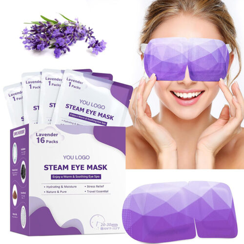 1 16 Pack Steam Eye Masks, Disposable Self-Heating Warm Compress Sleep Eye Patches, Moist Heat Therapy for Eyes, Perfect for Home, Office, Spa & Travel