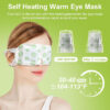 2 20 Pack Steam Eye Masks, Wormwood Scent Disposable Self-Heating Warm Compress Eye Patches, Relieve Eye Fatigue, Ideal for Home, Sleep, Spa & Travel U