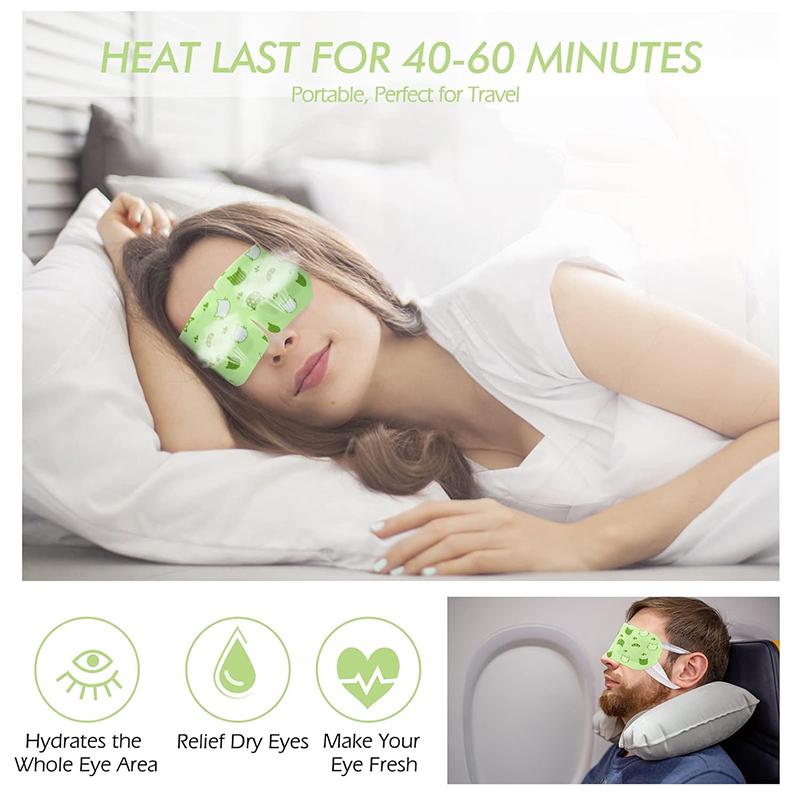 3 Steam Eye Masks, Pack of 16 Disposable Self-Heating Moist Warm Compress Eye Patches, 40-60 Minutes Constant Warm Steam to Soothe Dry Eyes, Perfect fo
