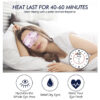 3 Steam Eye Masks, Pack of 30 Disposable Self-Heating Moist Warm Compress Eye Patches, 40-60 Mins Long Lasting Warm Steam to Relieve Dry Eyes, Ideal fo