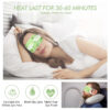 3 Steam Eye Masks, Pack of 16 Disposable Moist Self-Heating Warm Compress Eye Patches, Heat Lasts 40-60 Minutes, Relief for Dry Eyes, Great for Sleep,