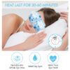 3 Steam Eye Masks, Pack of 16 Disposable Self-Heating Moist Warm Compress Eye Patches, 40-60 Mins Heat Duration for Dry Eyes, Perfect for Sleep, Spa Re
