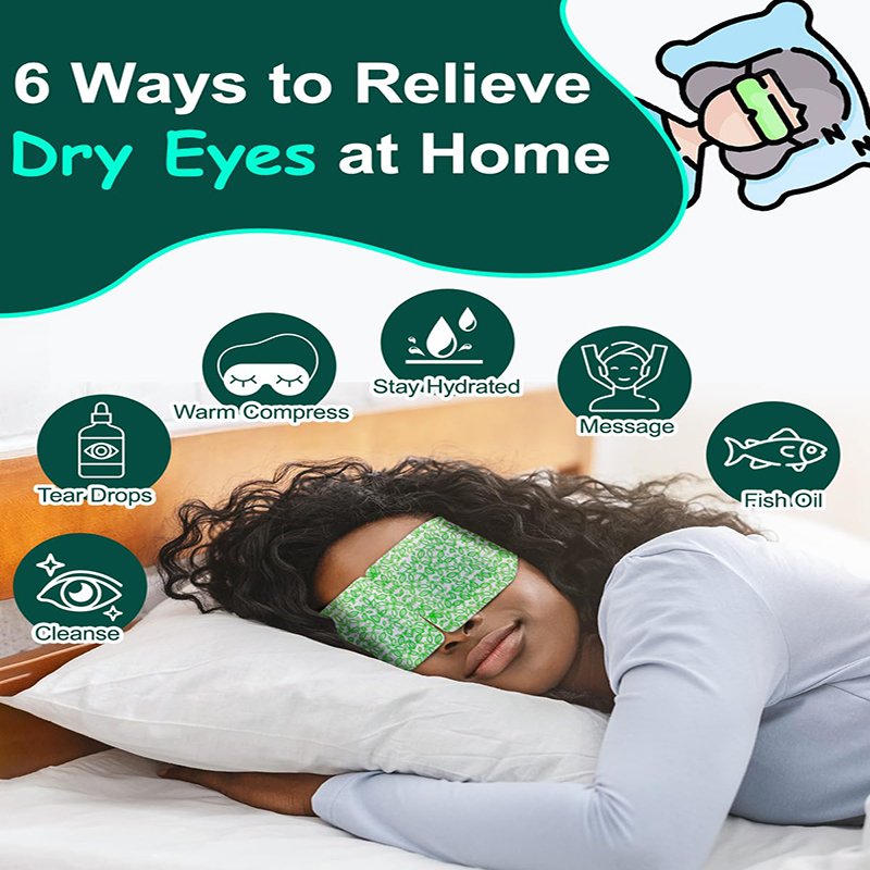 4 16 Pack Steam Eye Masks, Fragrance-Free Disposable Self-Heating Warm Compress Eye Patches, Relieve Dry Eyes, Eye Fatigue & Puffiness, Travel Essentia
