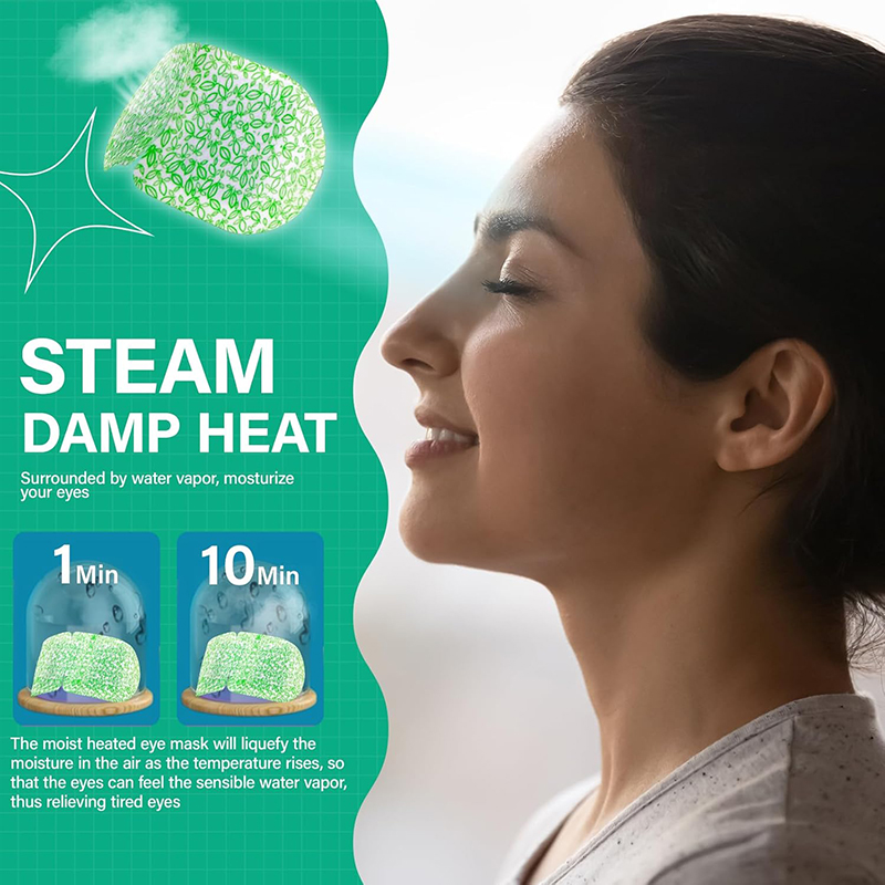 4 16 Pack Steam Eye Masks, Warm Compress Sleep Eye Patches for Dry Eyes, Auto Self-Heating Eye Masks for Relaxation, Moisturizing for Women, Relieve Ey