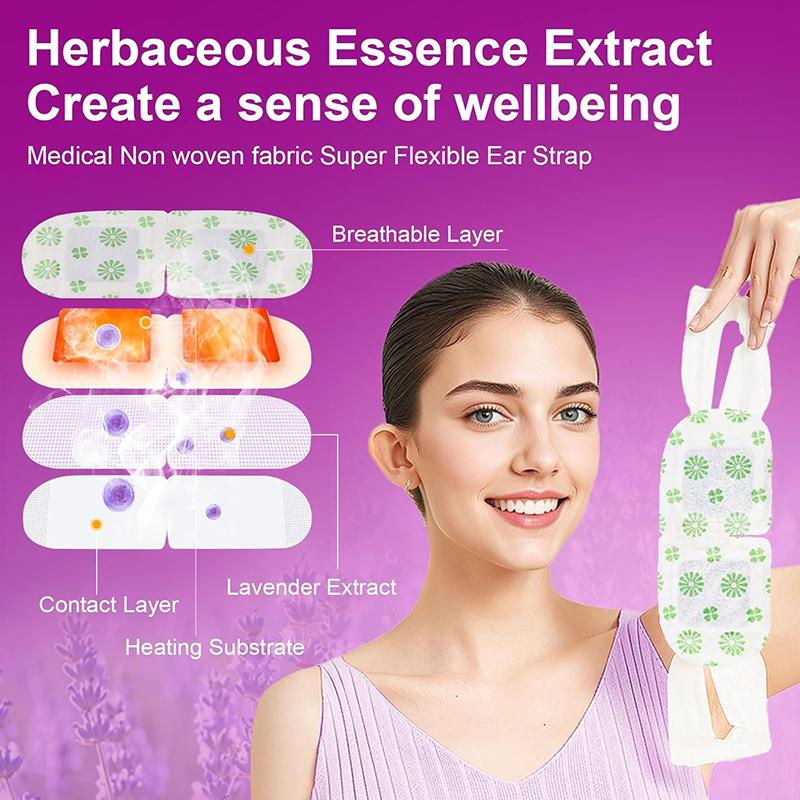 4 10 Pack Steam Eye Masks, Lavender Scent Disposable Self-Heating Warm Compress Eye Patches, Relieve Eye Fatigue, Perfect for Home Use, Sleep, Spa & Tr
