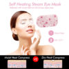 5 Steam Eye Masks, Pack of 16 Disposable Self-Heating Moist Warm Compress Eye Patches, 40-60 Mins Long-Lasting Warm Steam to Relieve Dry Eyes, Ideal fo