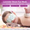 5 10 Pack Steam Eye Masks, Lavender Scent Disposable Self-Heating Warm Compress Eye Patches, Relieve Eye Fatigue, Perfect for Home Use, Sleep, Spa & Tr