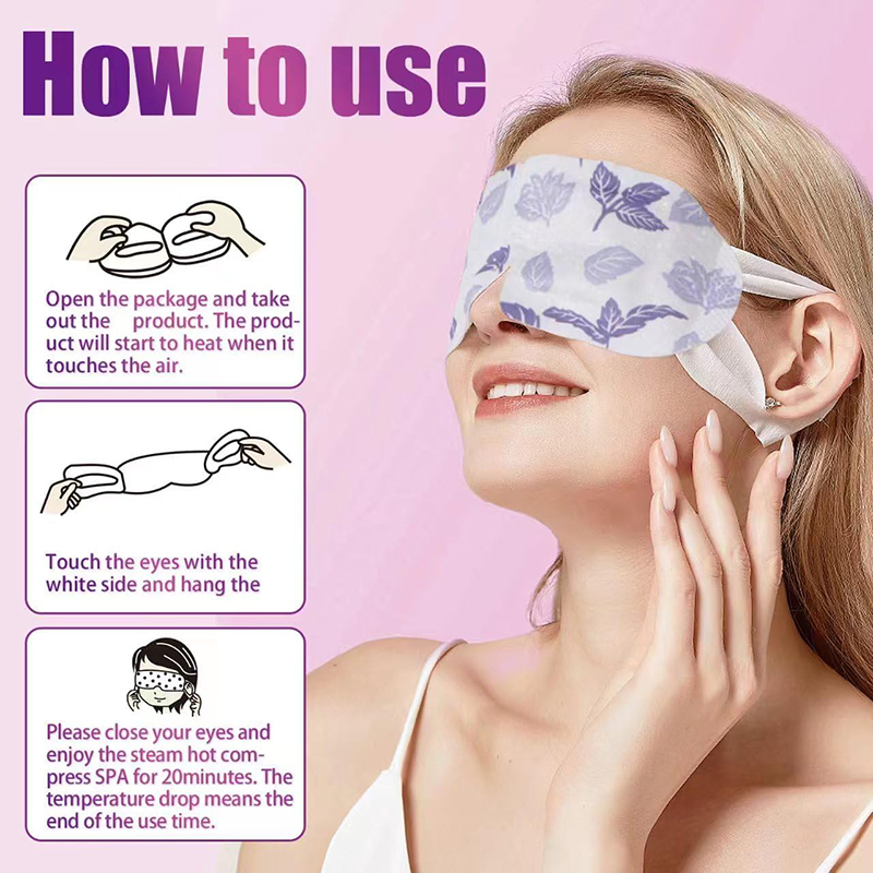 5 18 Pack Steam Eye Masks, Fragrance-Free Disposable Self-Heating Warm Compress Eye Patches for Dry Eyes & Cornea Care, Relieve Eye Fatigue, Ideal for
