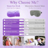 6 16 Pack Steam Eye Masks, Disposable Self-Heating Warm Compress Sleep Eye Patches, Moist Heat Therapy for Eyes, Perfect for Home, Office, Spa & Travel