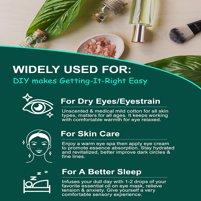 6 16 Pack Steam Eye Masks, Fragrance-Free Disposable Self-Heating Warm Compress Eye Patches, Relieve Dry Eyes, Eye Fatigue & Puffiness, Travel Essentia