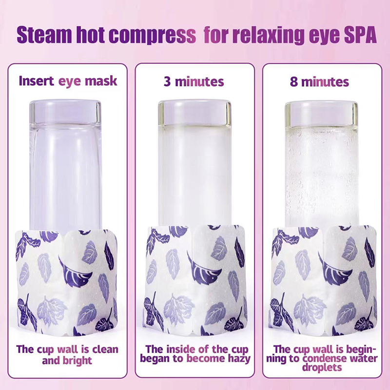 6 18 Pack Steam Eye Masks, Fragrance-Free Disposable Self-Heating Warm Compress Eye Patches for Dry Eyes & Cornea Care, Relieve Eye Fatigue, Ideal for
