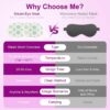 7 10 Pack Steam Eye Masks, Lavender Scent Disposable Self-Heating Warm Compress Eye Patches, Relieve Eye Fatigue, Perfect for Home Use, Sleep, Spa & Tr