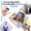7 48 Pack Steam Eye Masks, Fragrance-Free Disposable Self-Heating Warm Compress Eye Patches for Dry Eyes, Help Reduce Dark Circles & Eye Puffiness, Rel