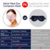 7 Steam Eye Masks, Pack of 30 Disposable Self-Heating Moist Warm Compress Eye Patches, 40-60 Mins Long Lasting Warm Steam to Relieve Dry Eyes, Ideal fo