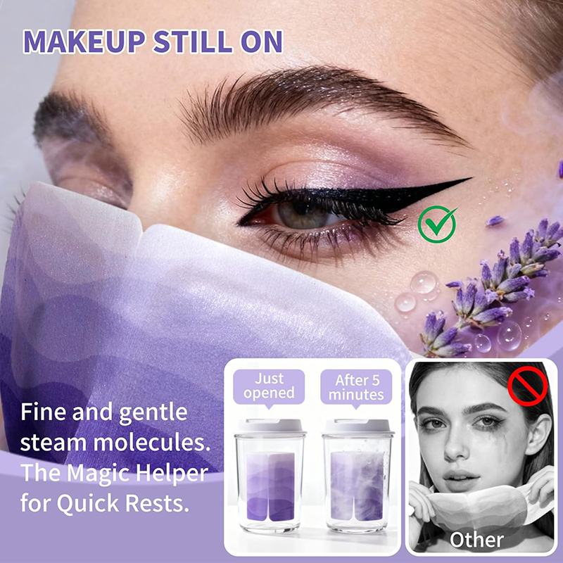 718U4U7Jw1L._SL1500_ Assorted Steam Eye Masks, 10 Pack Disposable Self-Heating Warm Compress for Cornea Care & Rest, Dry Eyes Relief, Relaxation Self-Care Gifts, Travel E