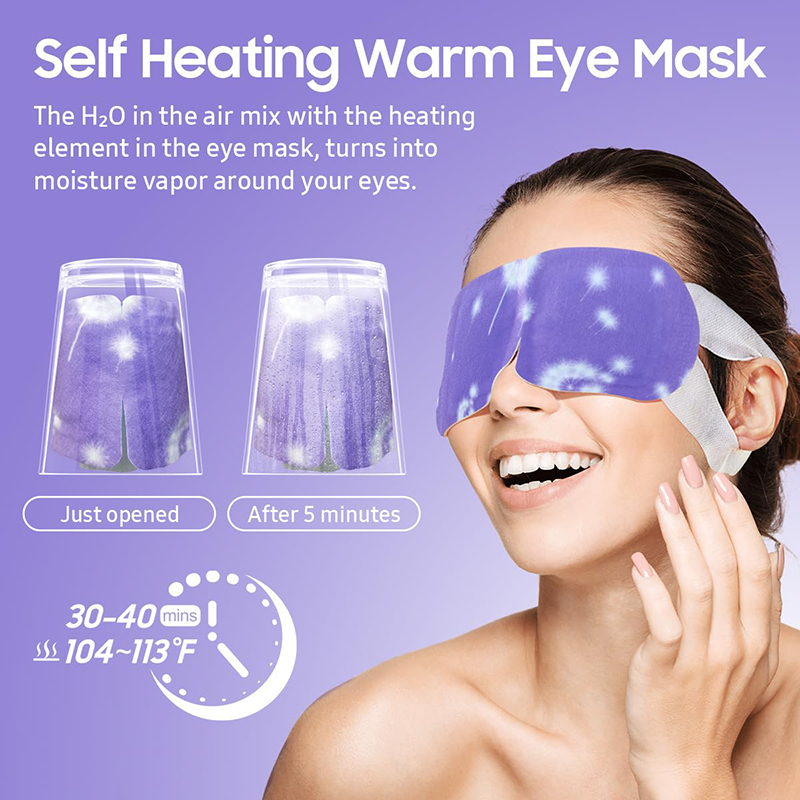 71CY+j9i2bL._SL1200_ 20 Count Steam Eye Masks, Self-Heating Warm Compress for Eyes, Disposable Heat Steam Eye Patches, Ideal for Sleep, Spa & Travel Essentials, Relaxatio