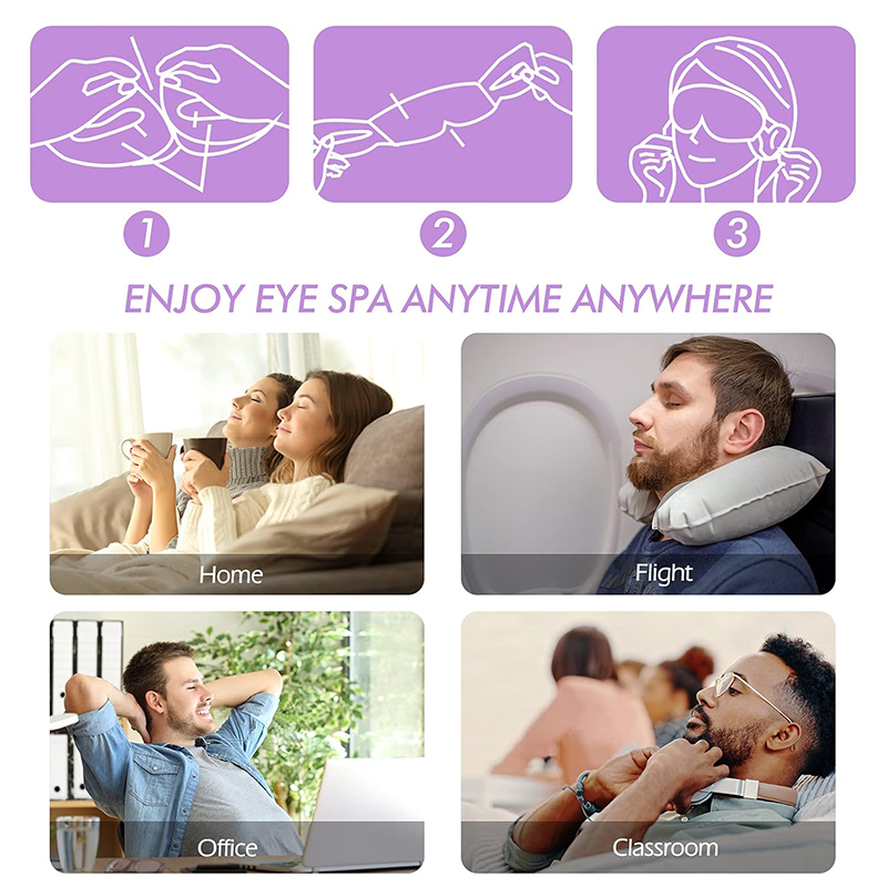 71CxjHV9p2S._SL1500_ Steam Eye Masks, Pack of 16 Disposable Self-Heating Moist Warm Compress Eye Patches, Heat Lasts 40-60 Mins, Relieves Dry Eyes, Ideal for Sleep, Spa R