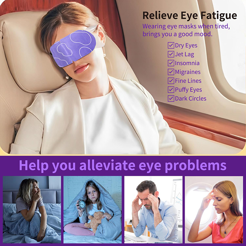 71KSxT+cfIL._SL1500_ 48 Pack Steam Eye Masks, Lavender Scent Disposable Self-Heating Warm Compress Eye Patches for Eye Spa Therapy, Relieve Sleep Stress and Eye Fatigue