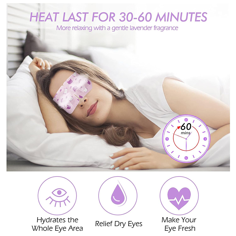 71f1UFPQVRS._SL1500_ Steam Eye Masks, Pack of 16 Disposable Self-Heating Moist Warm Compress Eye Patches, Heat Lasts 40-60 Mins, Relieves Dry Eyes, Ideal for Sleep, Spa R