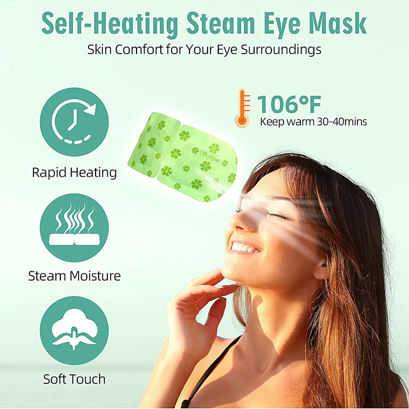 71fJ5XzOI3L._SL1500_ 22 Packs Steam Eye Masks, Disposable Self-Heating Eye Masks for Eye Care & Rest, Warm Compress Relieves Dry Eyes, Ideal for Sleep, Spa, Travel Essent