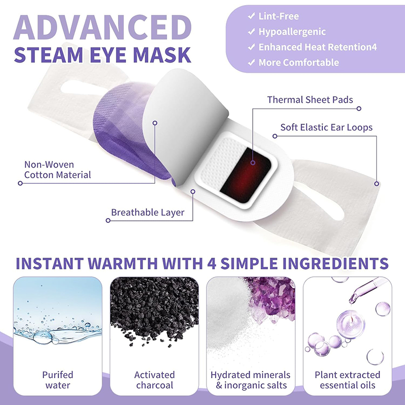 71jpZ5zAsGL._SL1500_ Assorted Steam Eye Masks, 10 Pack Disposable Self-Heating Warm Compress for Cornea Care & Rest, Dry Eyes Relief, Relaxation Self-Care Gifts, Travel E