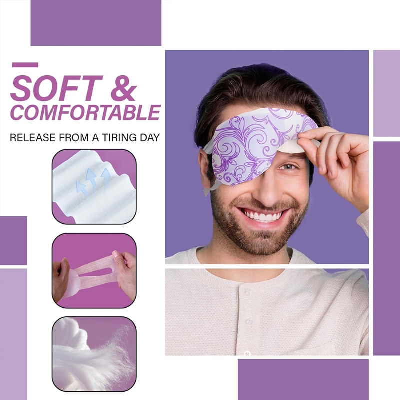 71mza61F7JL._SL1500_ Pack Steam Eye Masks, Disposable Self-Heating Warm Compress Eye Patches for Dry Eyes & Sleep, Soothe Headaches & Dryness, Relieve Stress and Eye Fati