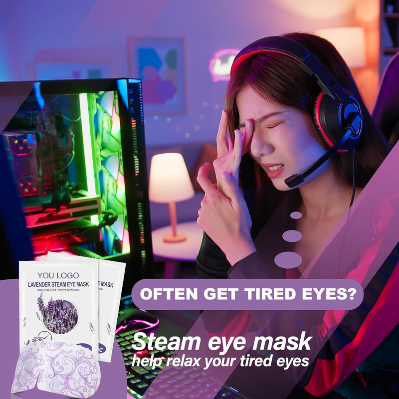 71sf+ReslaL._SL1500_ Pack Steam Eye Masks, Disposable Self-Heating Warm Compress Eye Patches for Dry Eyes & Sleep, Soothe Headaches & Dryness, Relieve Stress and Eye Fati