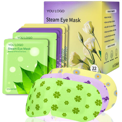 主图 22 Packs Steam Eye Masks, Disposable Self-Heating Eye Masks for Eye Care & Rest, Warm Compress Relieves Dry Eyes, Ideal for Sleep, Spa, Travel Essent