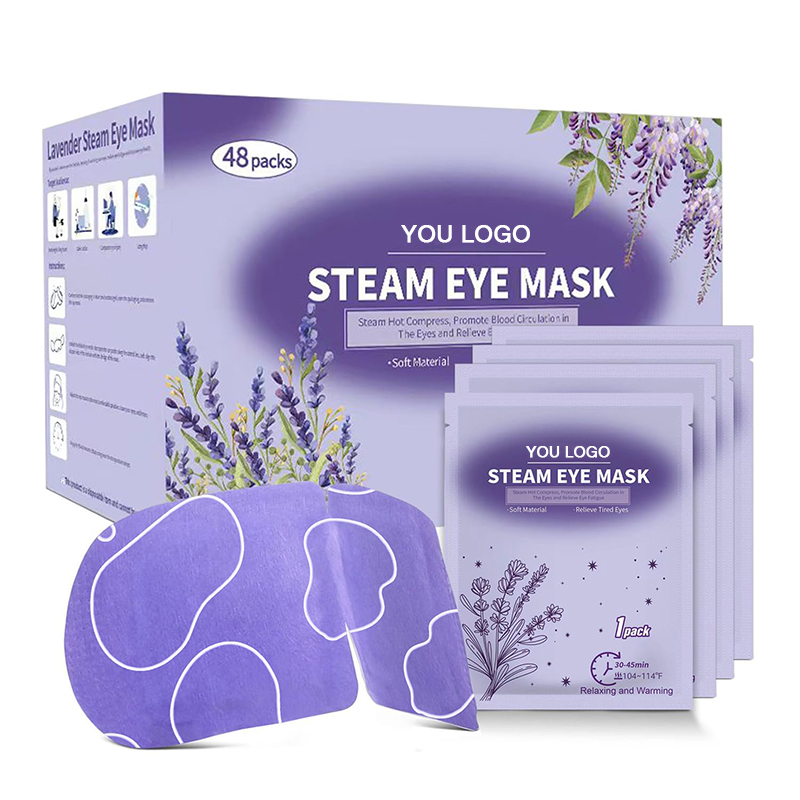 主图1 48 Pack Steam Eye Masks, Lavender Scent Disposable Self-Heating Warm Compress Eye Patches for Eye Spa Therapy, Relieve Sleep Stress and Eye Fatigue