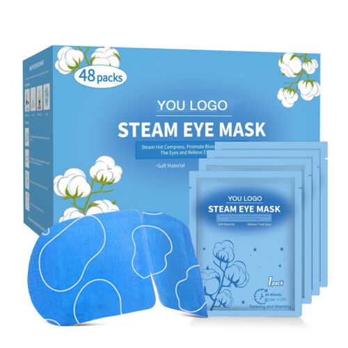 主图1 48 Pack Steam Eye Masks, Fragrance-Free Disposable Self-Heating Warm Compress Eye Patches for Dry Eyes, Help Reduce Dark Circles & Eye Puffiness, Rel