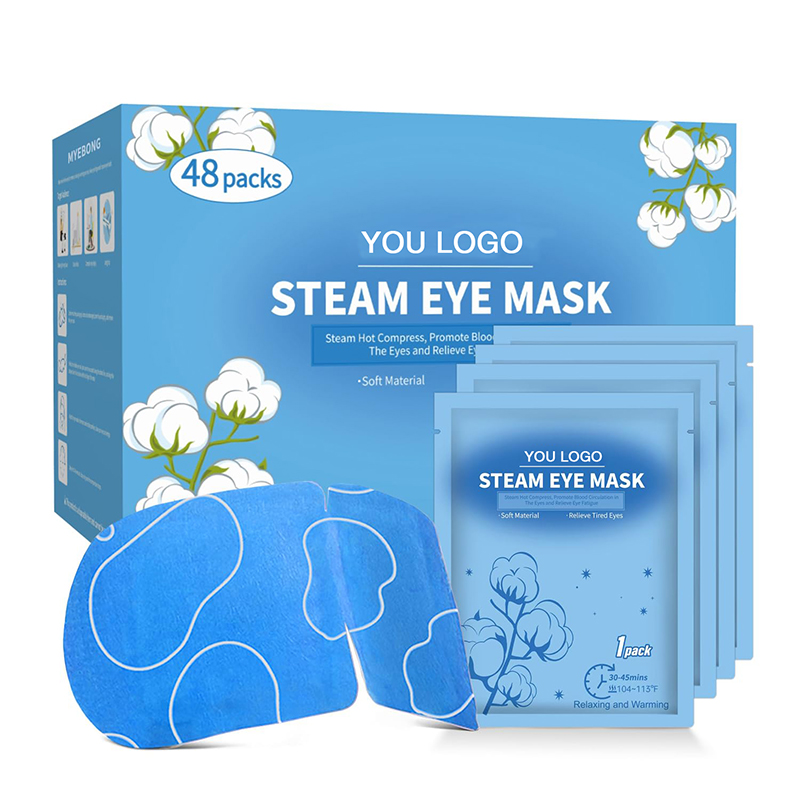 主图1 48 Pack Steam Eye Masks, Fragrance-Free Disposable Self-Heating Warm Compress Eye Patches for Dry Eyes, Help Reduce Dark Circles & Eye Puffiness, Rel