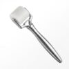 电商白底图银色滚轮美容仪-45度角 Metal Derma Roller Handle for Hyaluronic Acid Microneedle, Compatible with Soluble HA Microneedle Roller Head