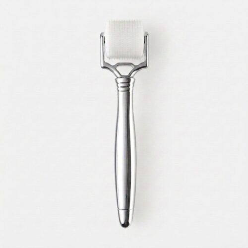 Metal Derma Roller Handle for Hyaluronic Acid Microneedle, Compatible with Soluble HA Microneedle Roller Head