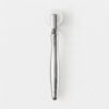 电商白底图银色滚轮美容仪-侧面 Metal Derma Roller Handle for Hyaluronic Acid Microneedle, Compatible with Soluble HA Microneedle Roller Head