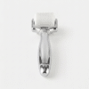 电商白底图银色滚轮美容仪-底部 Metal Derma Roller Handle for Hyaluronic Acid Microneedle, Compatible with Soluble HA Microneedle Roller Head