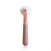 Soft Two-tone Plastic Straight Handle Derma Roller, Morandi Contrast Color Microneedling Tool