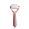 Soft Two-tone Plastic Straight Handle Derma Roller, Morandi Contrast Color Microneedling Tool