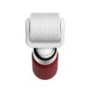 Mini Round Short Handle Plastic Derma Roller, Matte Portable Reusable Microneedling Tool