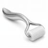 银色流线型滚轮美容仪-45度角 Fish-tail Streamline Derma Roller Handle for Hyaluronic Acid Microneedle, Compatible with Soluble HA Microneedle Roller Head