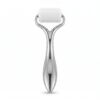 银色流线型滚轮美容仪-正面 Fish-tail Streamline Derma Roller Handle for Hyaluronic Acid Microneedle, Compatible with Soluble HA Microneedle Roller Head