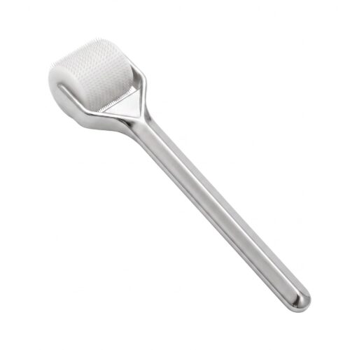 Triangular Straight Handle Stainless Steel Derma Roller, Compatible With Multi-specification Beauty Microneedle Roller