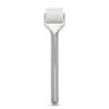 银色长条滚轮美容仪-正面 Classic Widened Handle Triangular Plastic Derma Roller, Matte Integrated Reusable Microneedling Tool