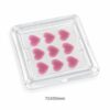 Pink Heart Acne Patches White Base