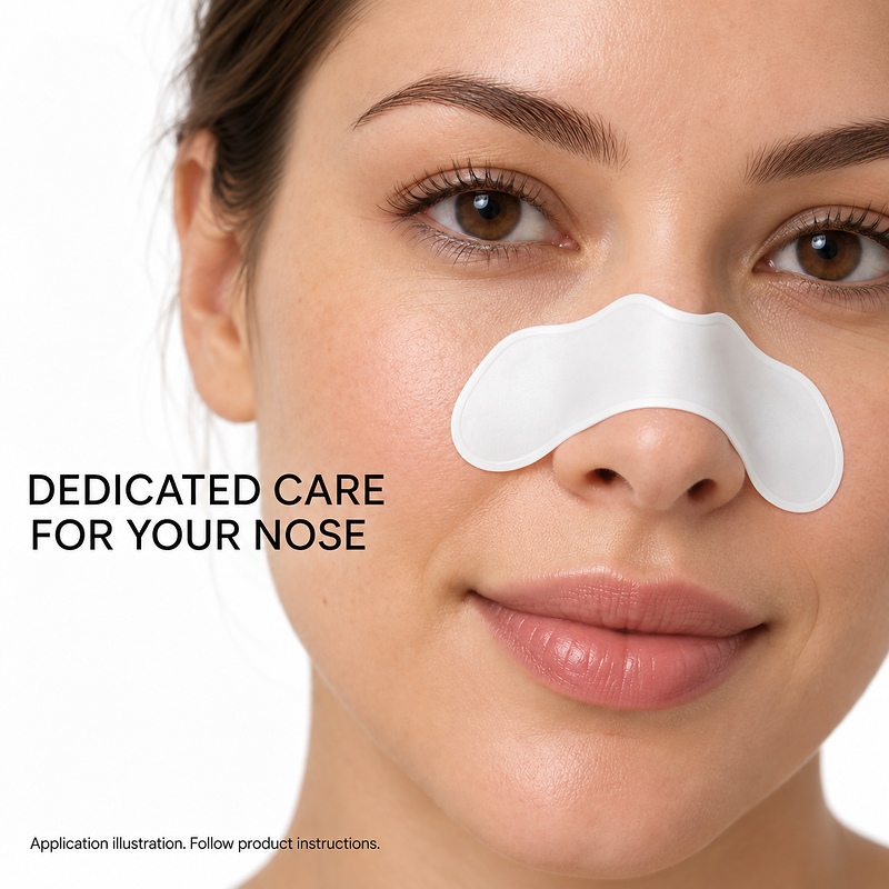 电商图_04_贴敷特写 Application Closeup Nose Patches