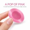 Pink Round Acne Patches White Base
