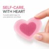 Pink Heart Acne Patches White Base