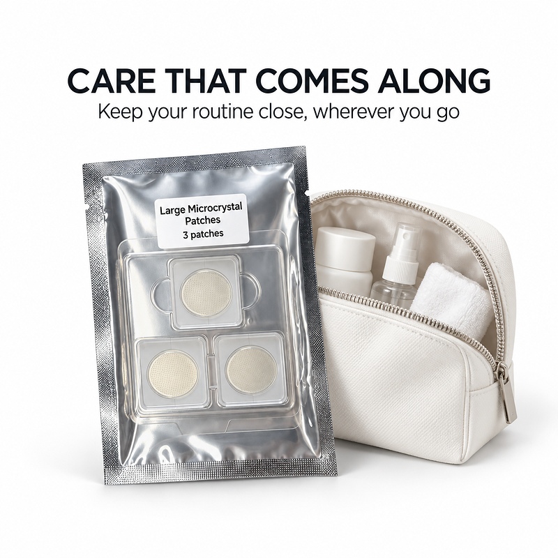Large Microcrystal Patches 3 per Pouch