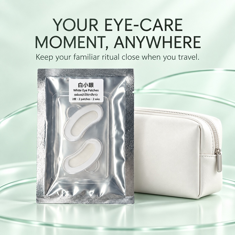 电商图_08_旅行护理 Travel Care White Small Eye Patches