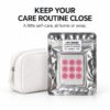 Pink Round Acne Patches White Base